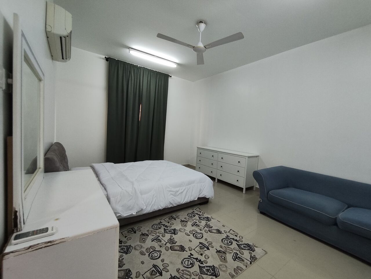 Janabiya, Apartments, Flats, Houses & Villas, BHD 160/year,  1 BR,  Janabiya:- Furnished Studio Flat On Rent With Unlimited Ewa..