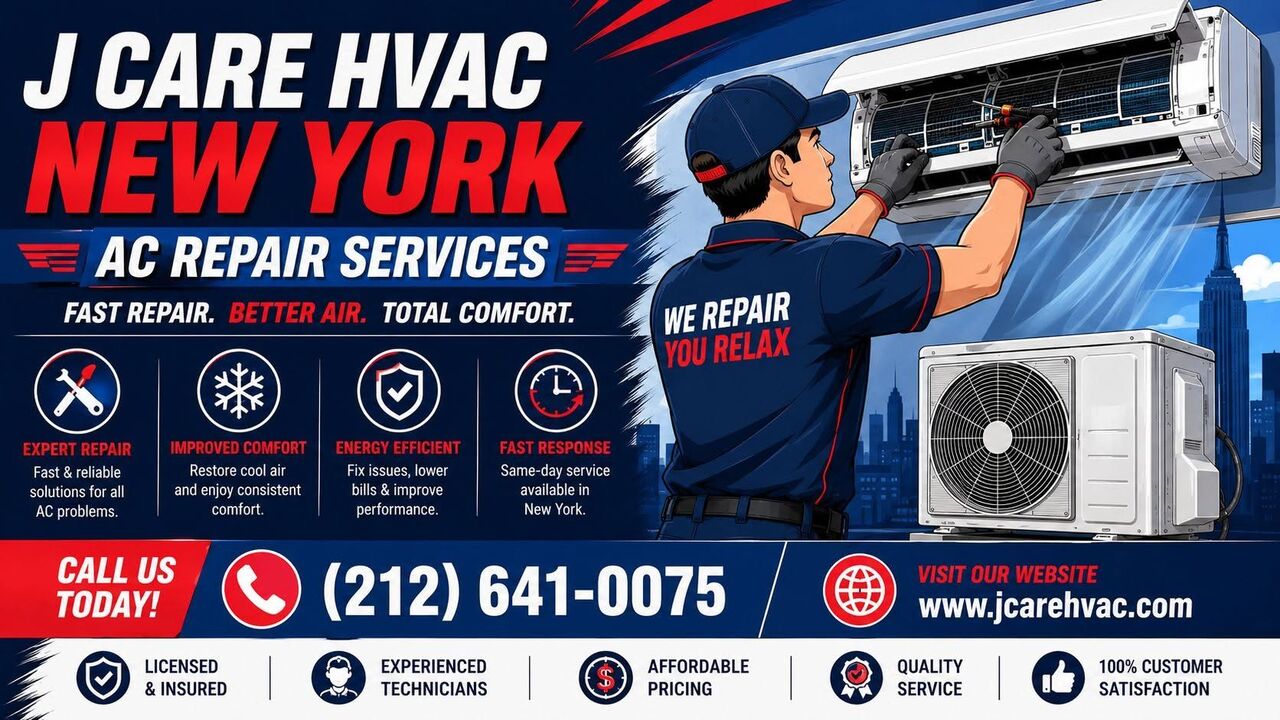 New York, Air Conditioning, J Care HVAC New York