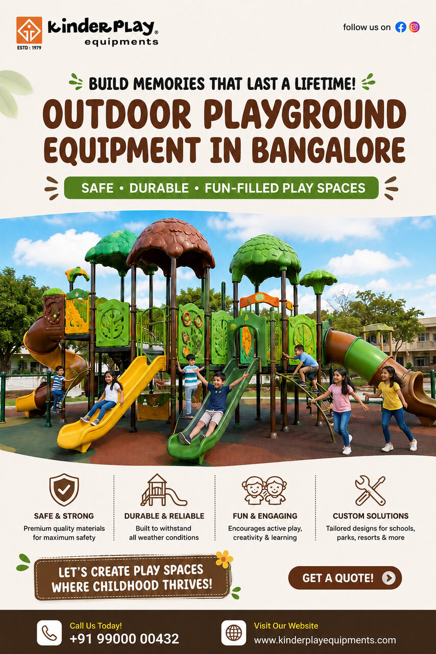 Bangalore, Creative, Outdoor Playground Equipment In Bangalore Fun, Fitness & Safe Play