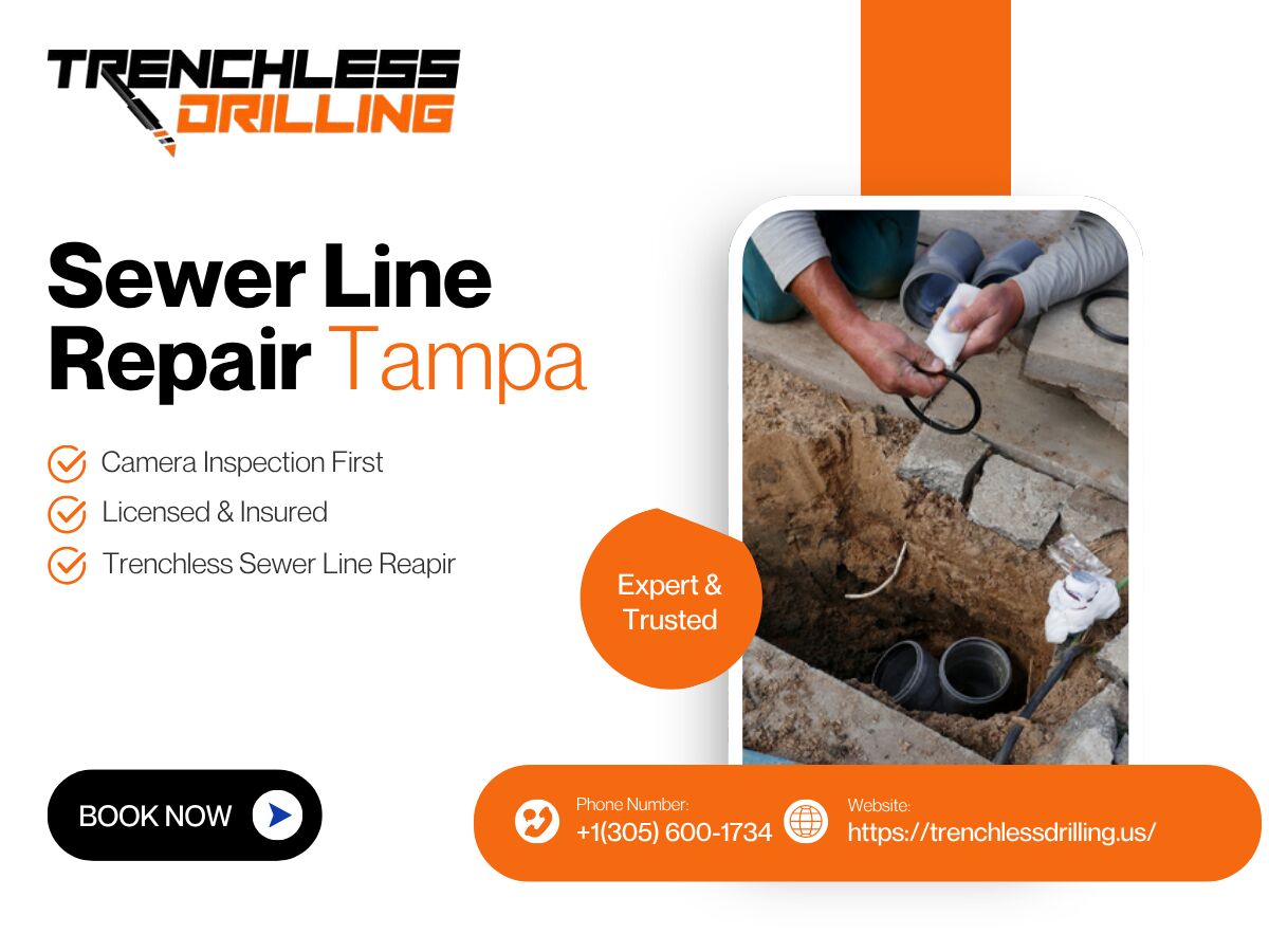 New York, Construction, Sewer Line Repair Tampa &mdash; No-Dig Fix, Same-Day Service