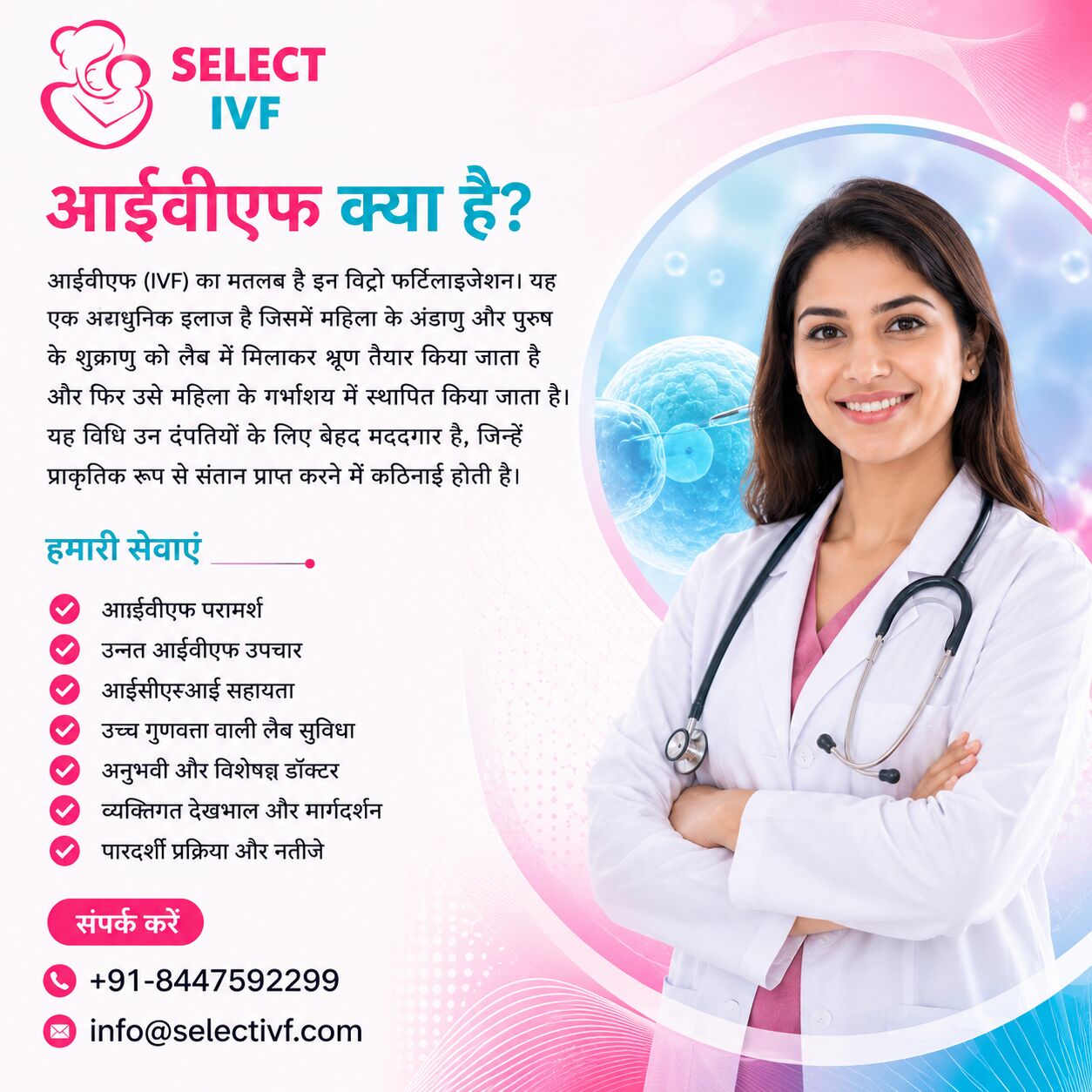New Delhi, Health, आईवीएफ क्या है?