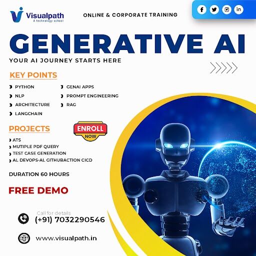 Hyderabad, Lessons Offered, Generative AI Training With Real-Time Case Studies