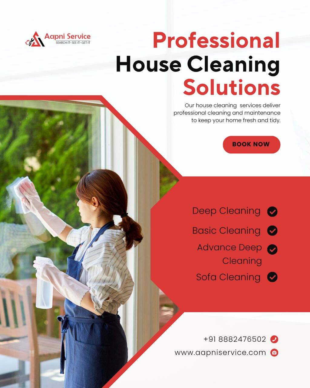 Dwarka, Cleaning, Home & Office Deep Cleaning And Disinfection Services In Dwarka & Gurugram | Aapni Service