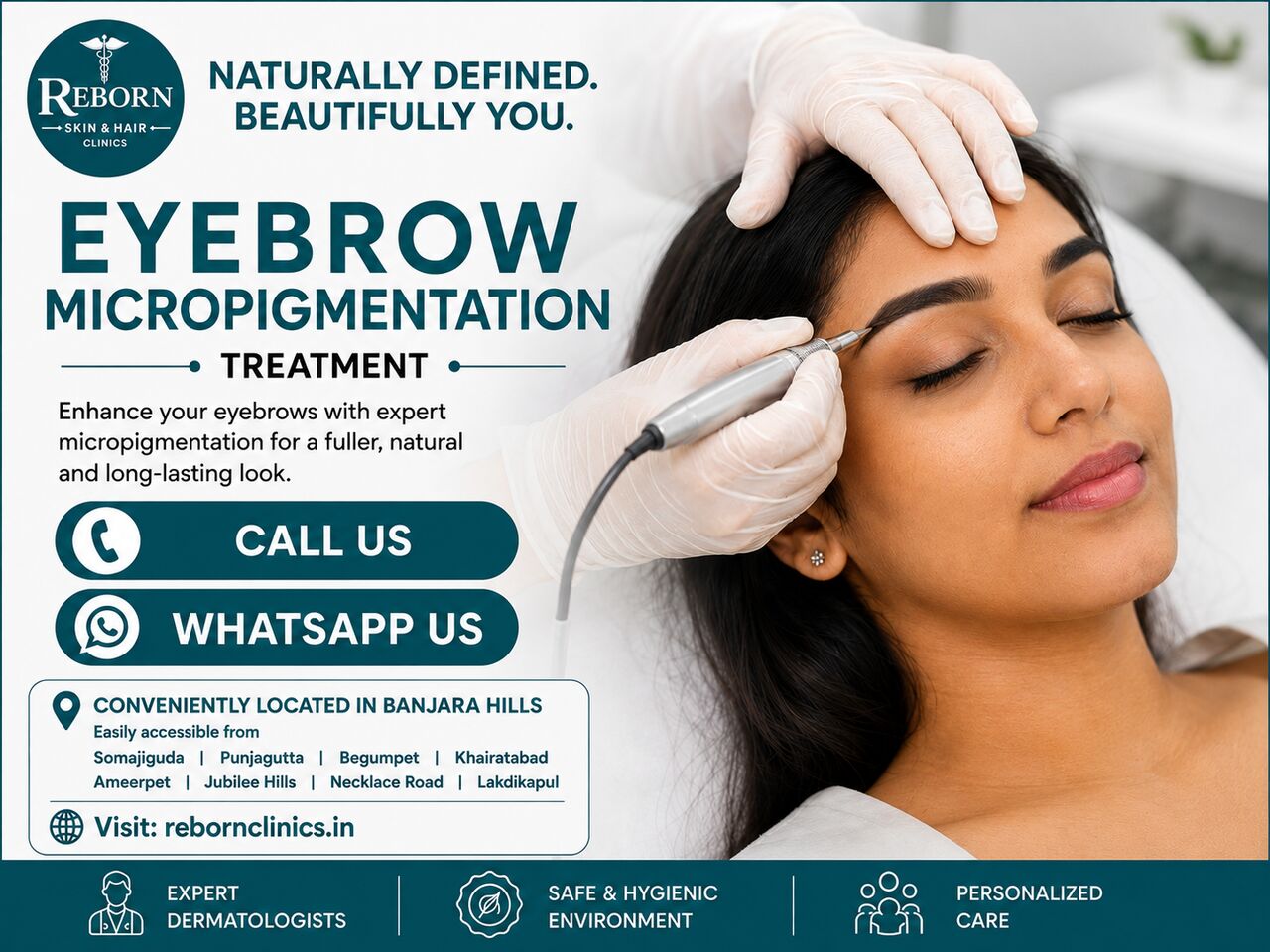 Hyderabad, Health & Beauty Items, INR 8000,  Advanced Eyebrow Micropigmentation In Banjara Hills