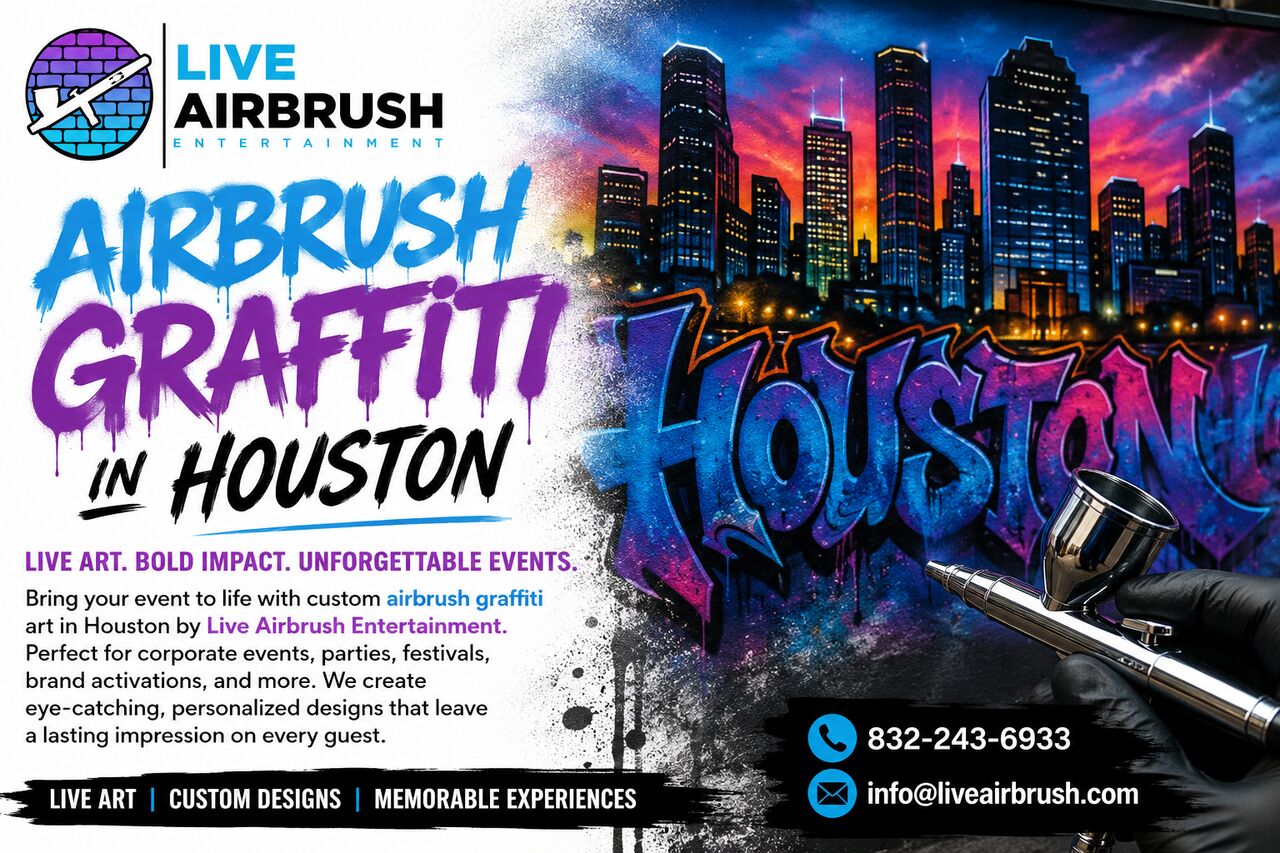 Houston, Creative, Airbrush Graffiti In Houston &ndash; Make Your Event Stand Out