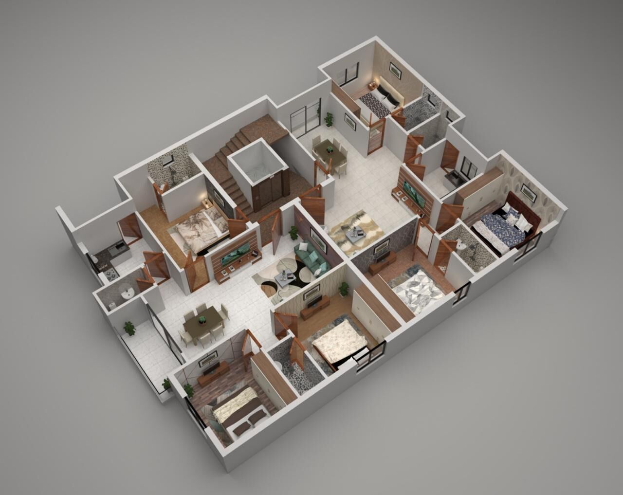 Hyderabad, Apartments, Flats, Houses & Villas, INR 8000000/month,  3 BR,  1350 Sq. Meter,  New Constructed Modern 3BHK Flat For Sale 1350 Sft
