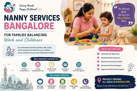Bangalore, Cleaning, Nanny Services Bangalore For Families Balancing Work And Childcare