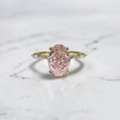 GBP 3500,  3ct Pink Oval Diamond  Exquisite Luxury & Timeless Elegance