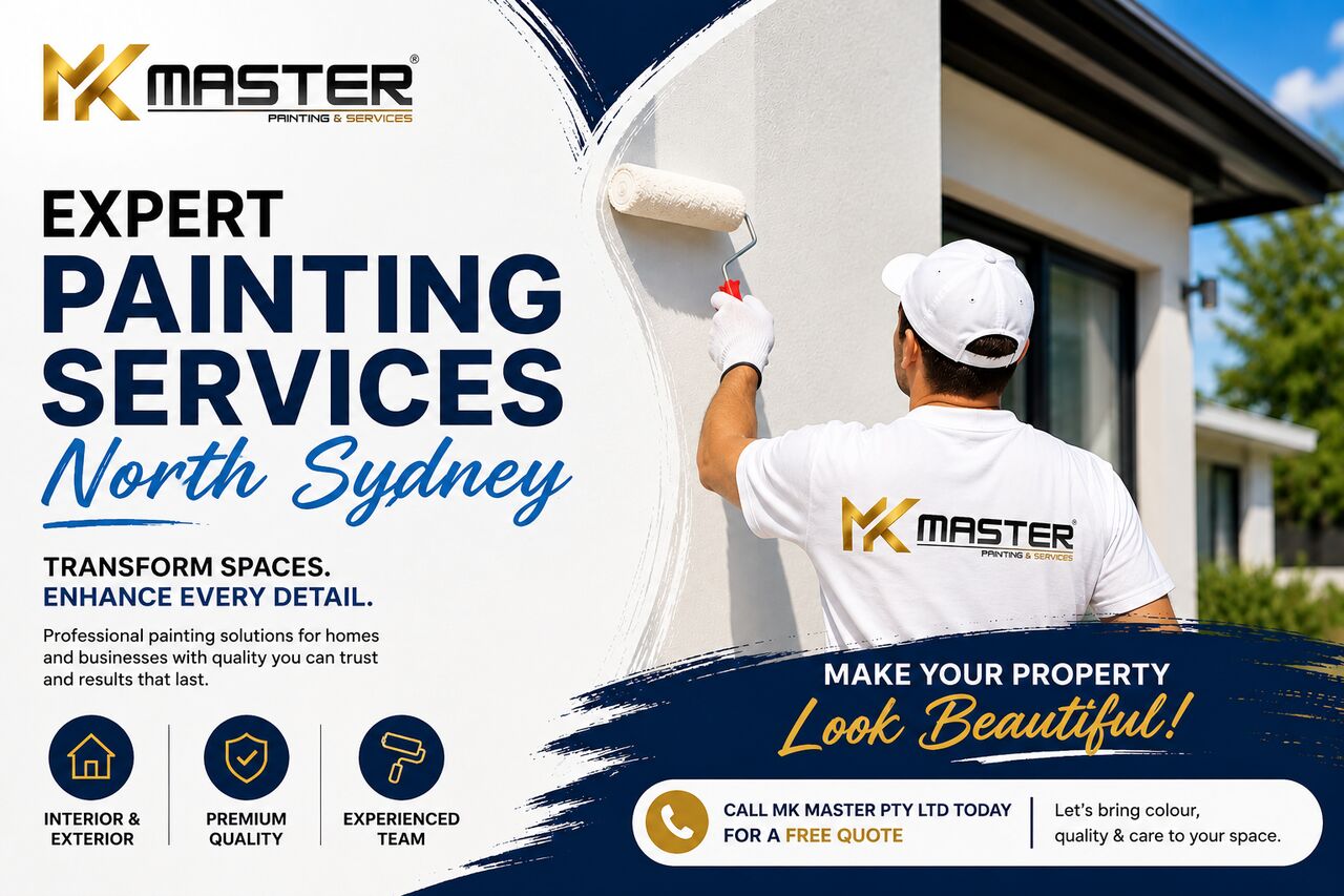 Sydney, Construction, Painting Services North Sydney For Modern Property Finishes | MK Master Pty Ltd