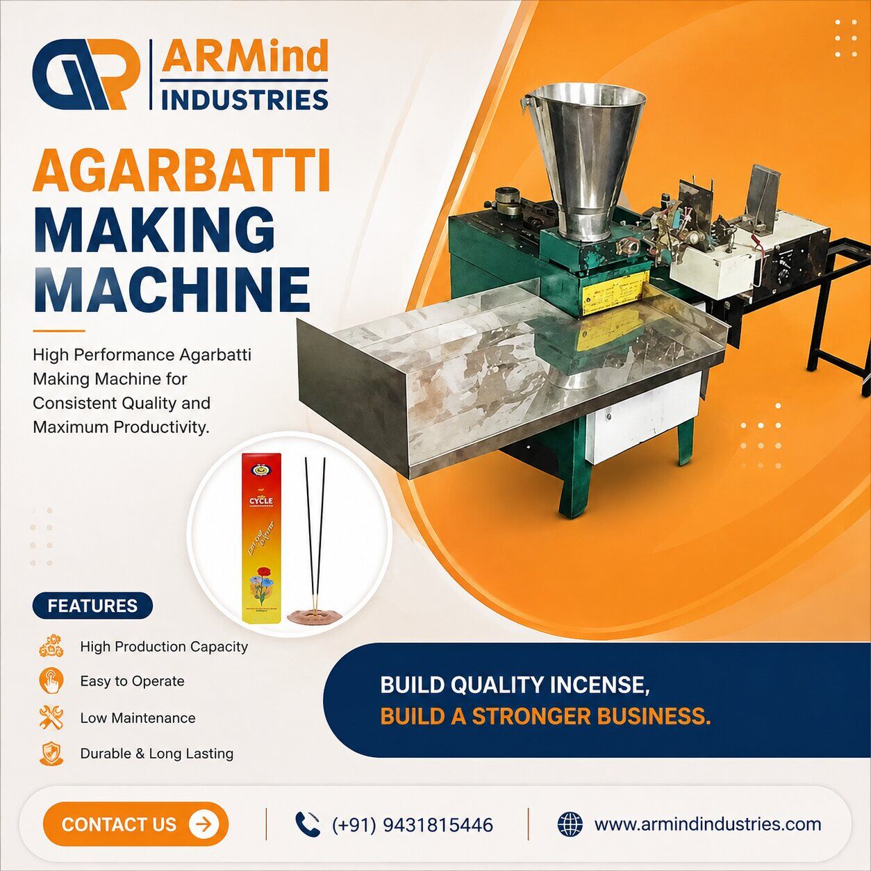 Mumbai, Heavy Equipment, INR 85000,  Agarbatti Making Machine