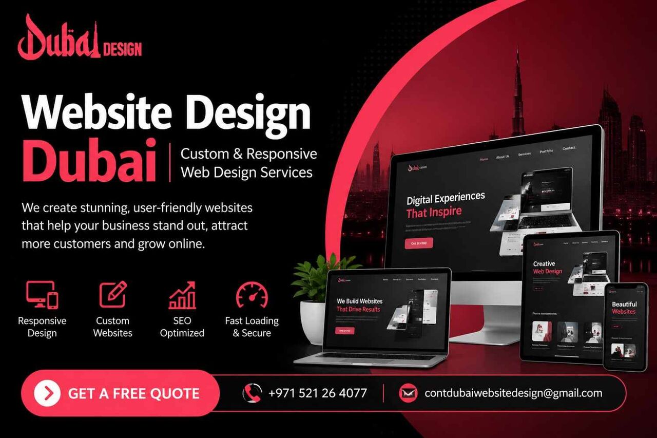 Dubai, Web Design & Development, Website Design Dubai | Custom & Responsive Web Design Services