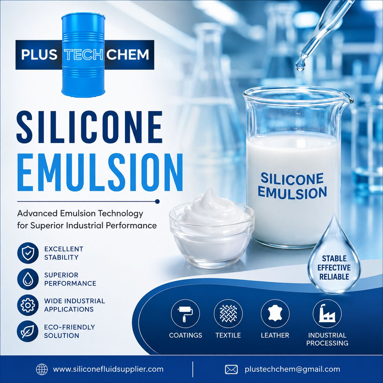 Ahmedabad, Machinery, Reliable Silicone Emulsion Supplier In India