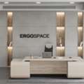 AED 8995,  Color Modern Design L Shape CEO Executive Desk With Double Side Cabinet & Fluted Design