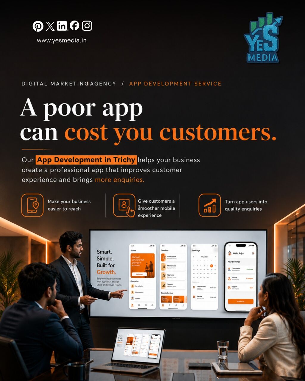 Chennai, Marketing, App Development In Trichy | Custom Mobile App Solutions &ndash; YesMedia
