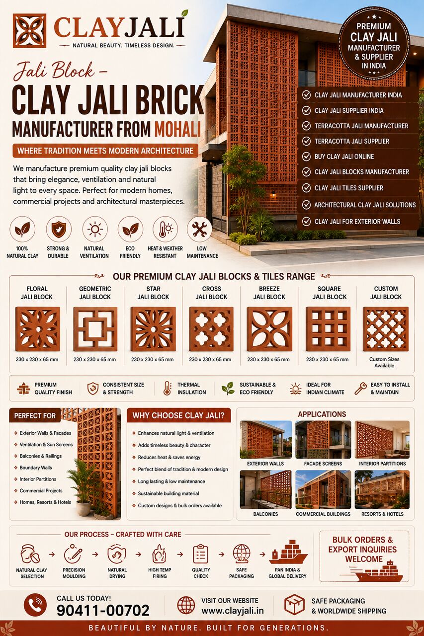 Punjab, Construction, Clay Jali Supplier India