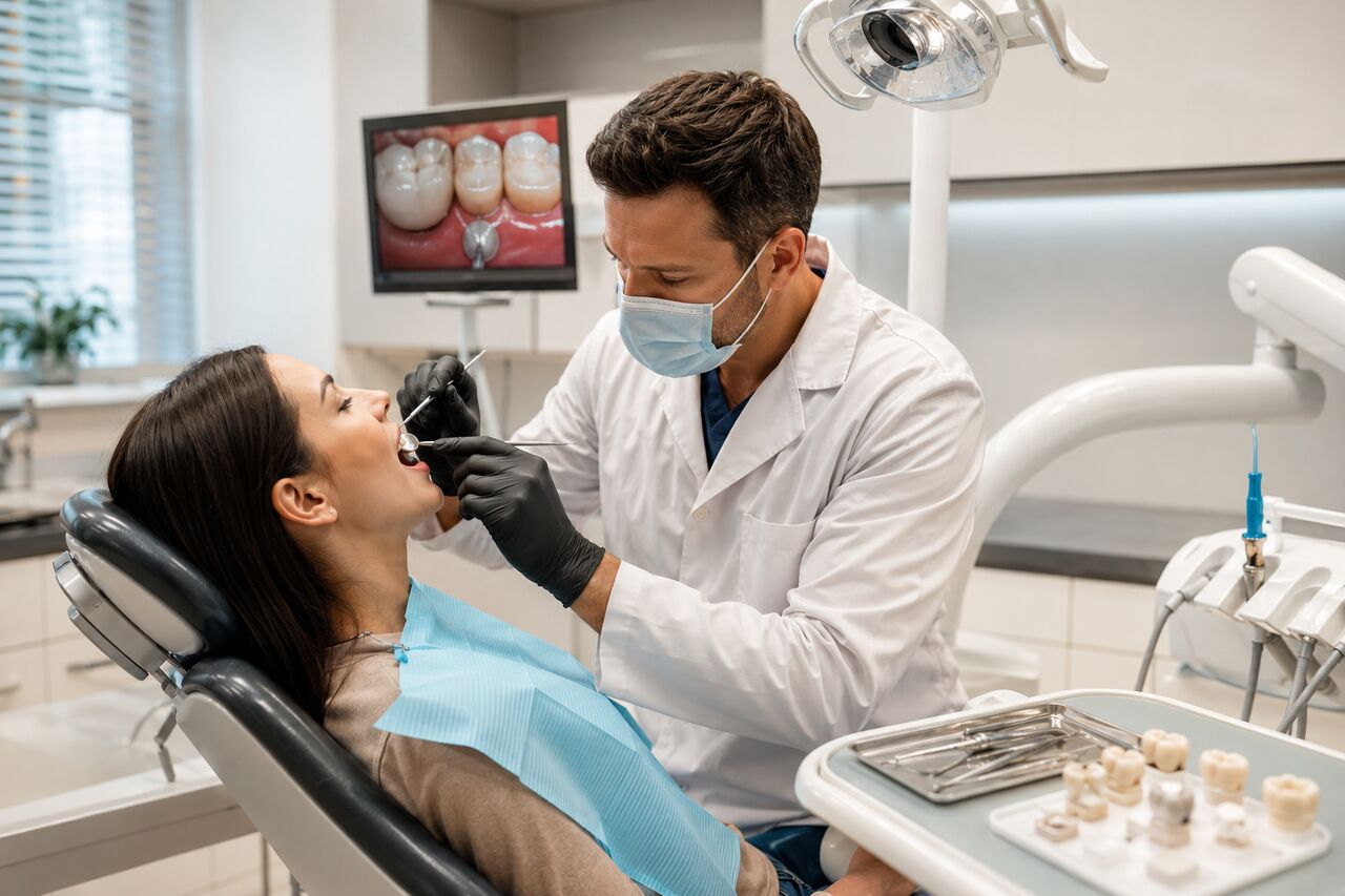 New York, Dental, Tooth Crown In Ingleside