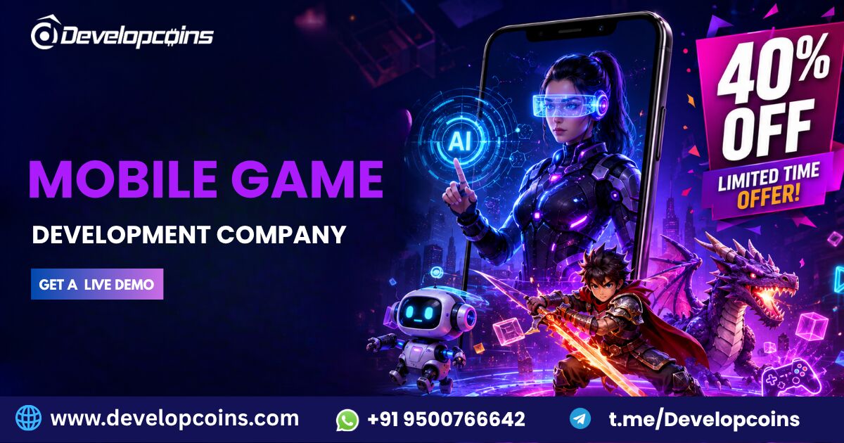 Austin, Business, Build AI Powered Mobile Games With 40% OFF From A Mobile Game Development Company