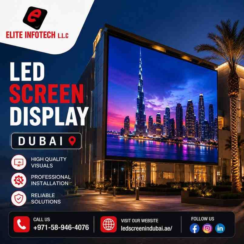 Dubai, Creative, LED Screen Display Dubai UAE For Advertising And Branding