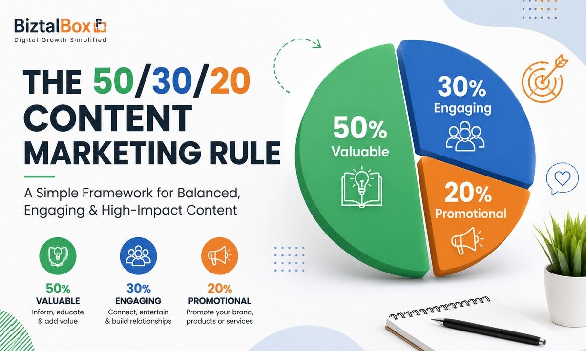 New Delhi, Marketing, 50/30/20 Rule In Content Marketing: Balance Your Content Strategy