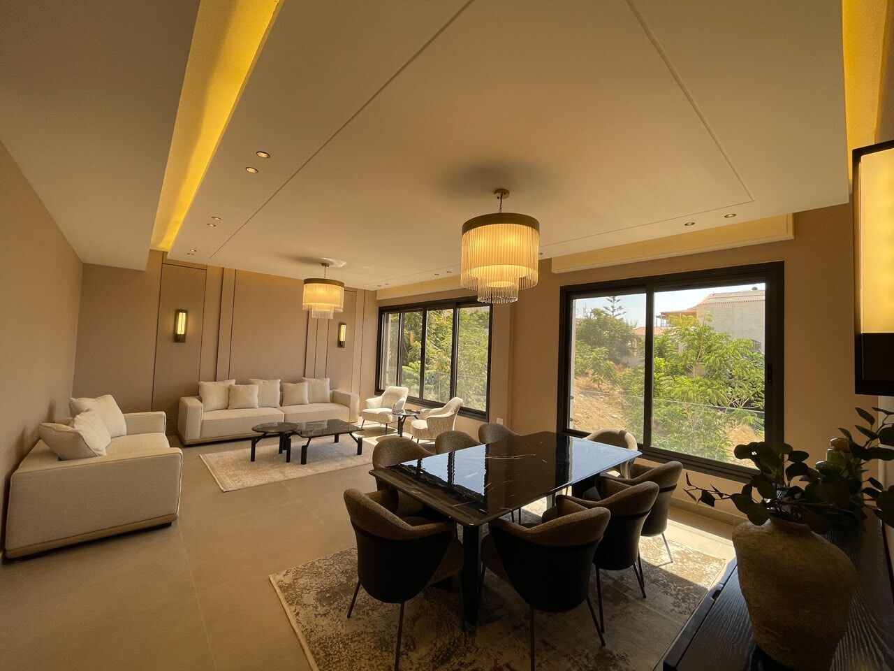 Abdoun, Apartments, Flats, Houses & Villas, JOD 26000/year,  Furnished,  3 BR,  200 Sq. Meter,  Furnished Apartment For Rent In Abdoun