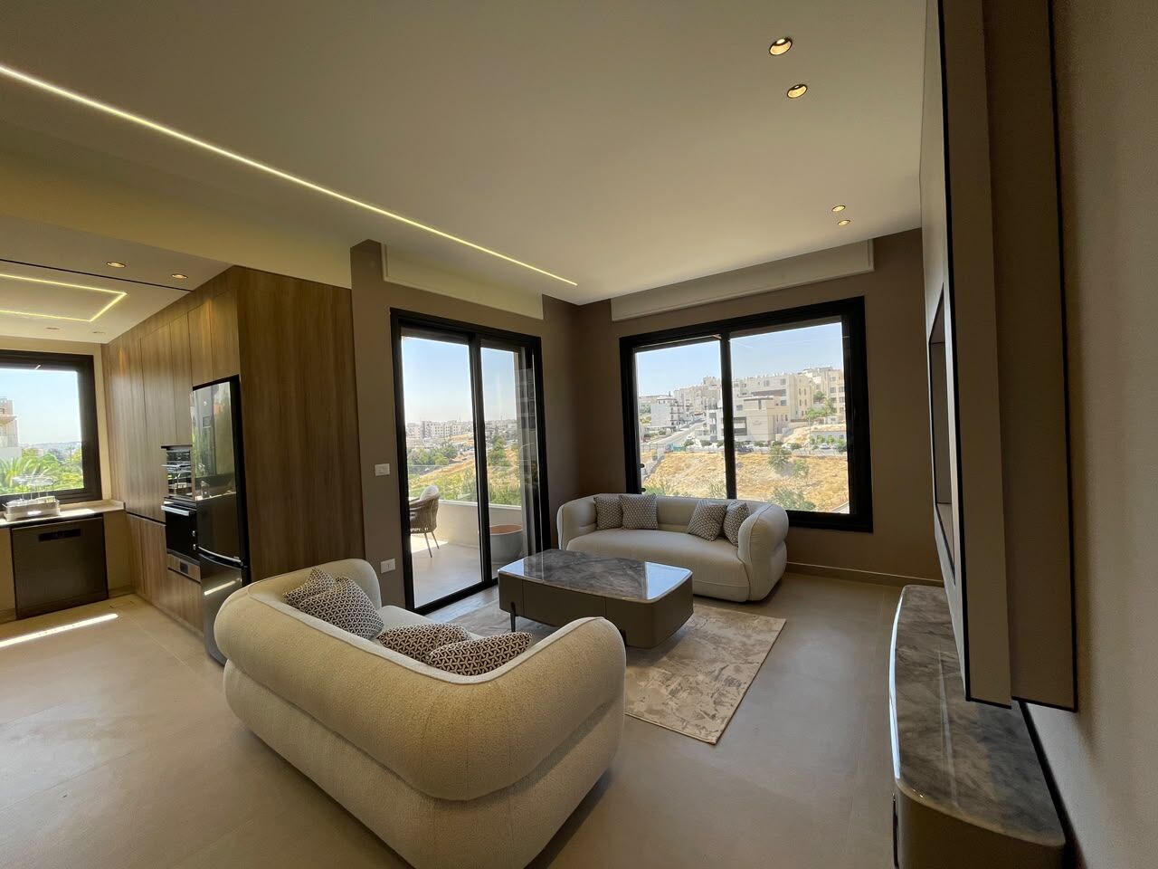 Abdoun, Apartments, Flats, Houses & Villas, JOD 26000/year,  Furnished,  3 BR,  200 Sq. Meter,  Furnished Apartment For Rent In Abdoun