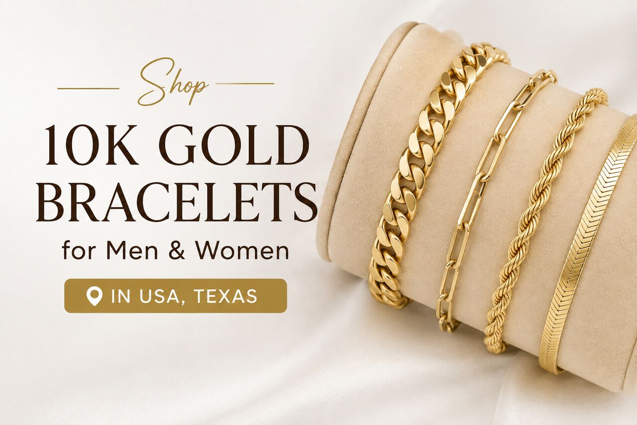 New York, Jewelry, USD 2780,  Shop 10k Gold Bracelets For Men & Women In Usa,Texas