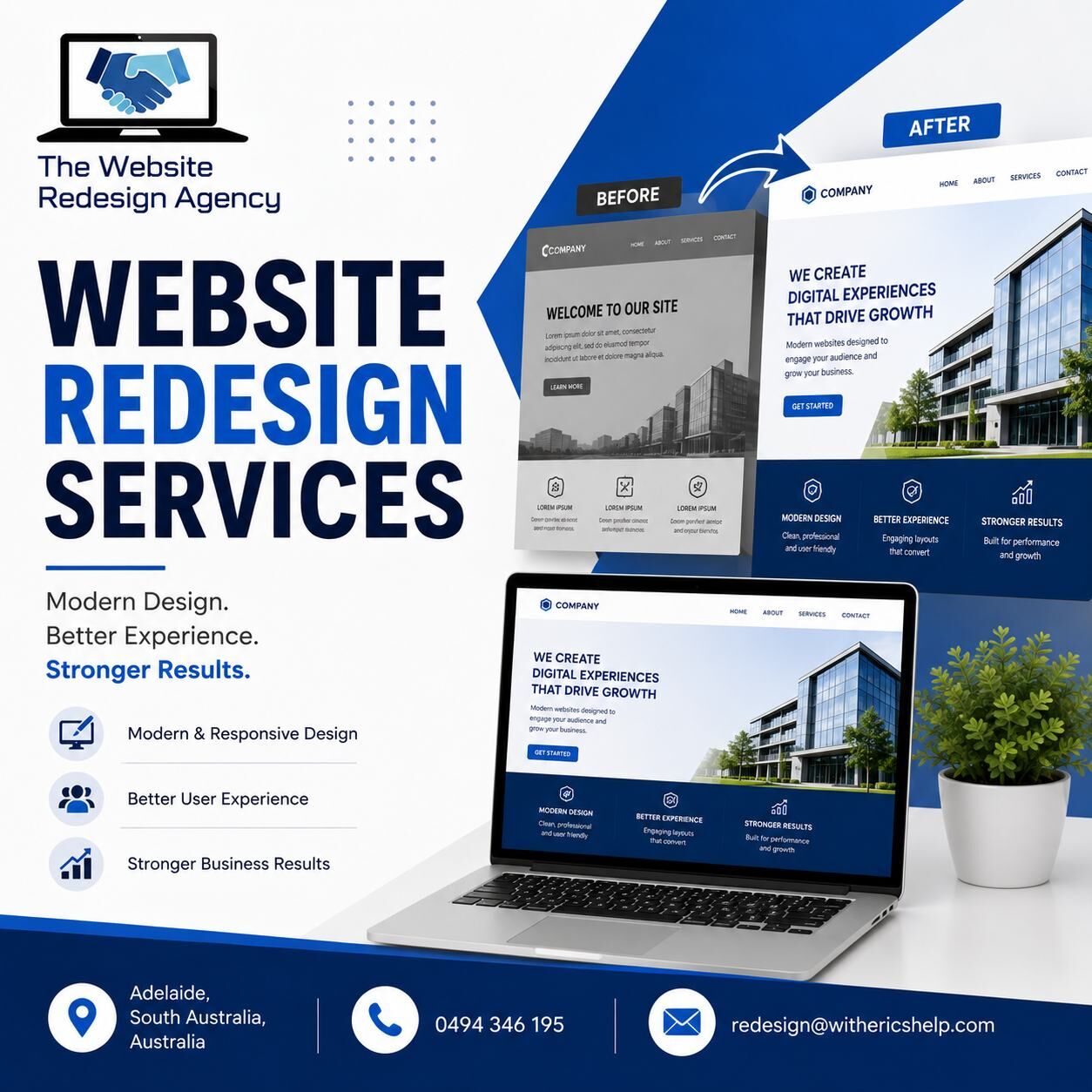 Sydney, Web Design & Development, Website Redesign Services In Adelaide For Modern, User-Friendly Websites