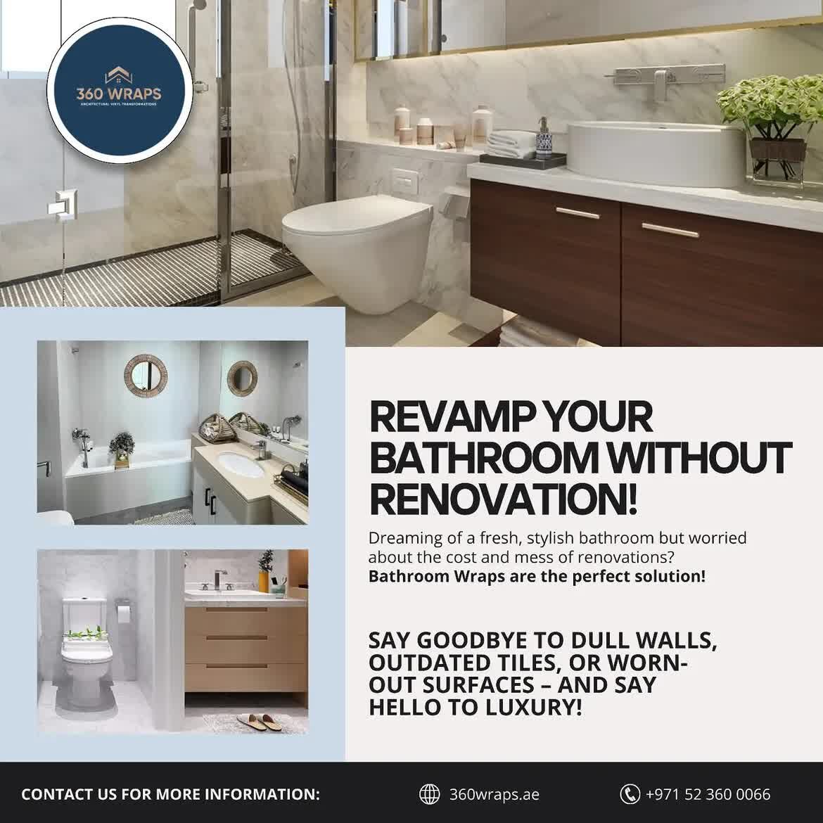 Dubai, Interior Design, Bathroom Wrapping Services In Dubai &ndash; Transform Your Bathroom Without Renovation