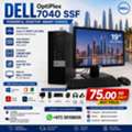 BHD 75,  DELL OptiPlex SSF Intel Core I7-6700 3.41 DDR4 8GB/128GB SSD 19&rsquo;Display HD
