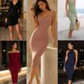 INR 650,  Floral Bodycon Dresses For Women &ndash; Fresh Festival Fashion