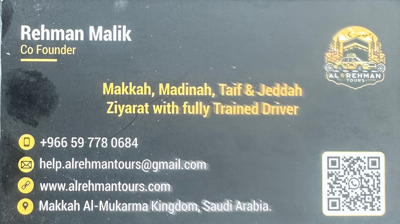 Makkah, Travel, Al Rehman Transportaion  Zeufurhman.com