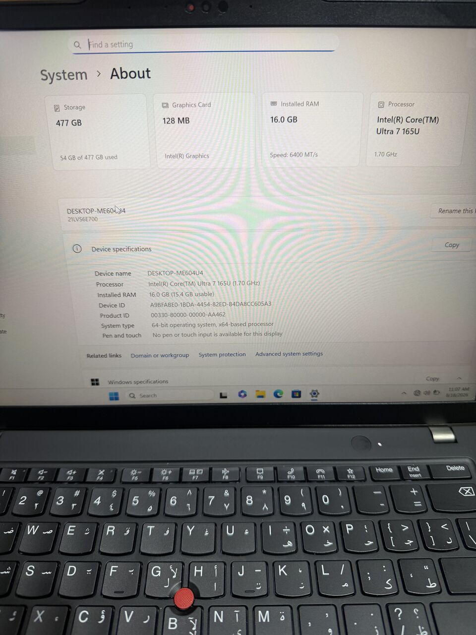 Riyadh, Computers, SAR 3300,  Lenovo X13 Gen 5 Ultra 7 16GB 512ssd Like New