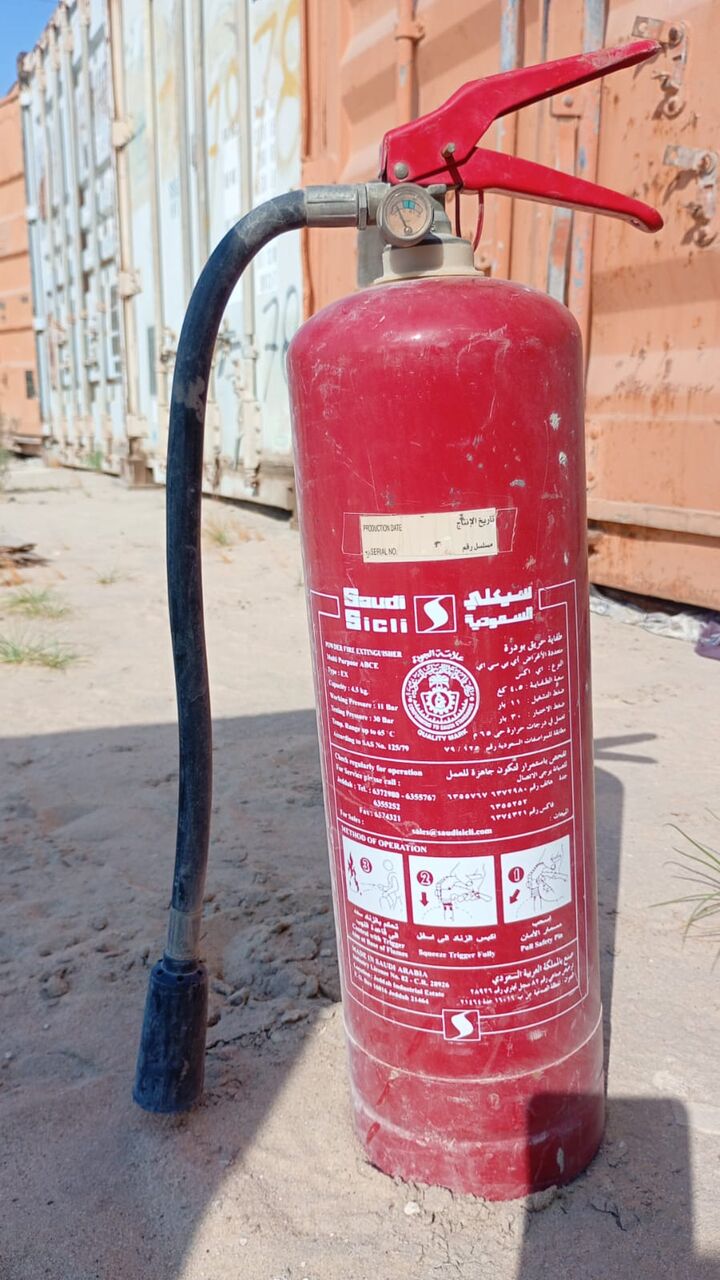 Dammam, Industrial Machinery, Used Fire Extinguishers