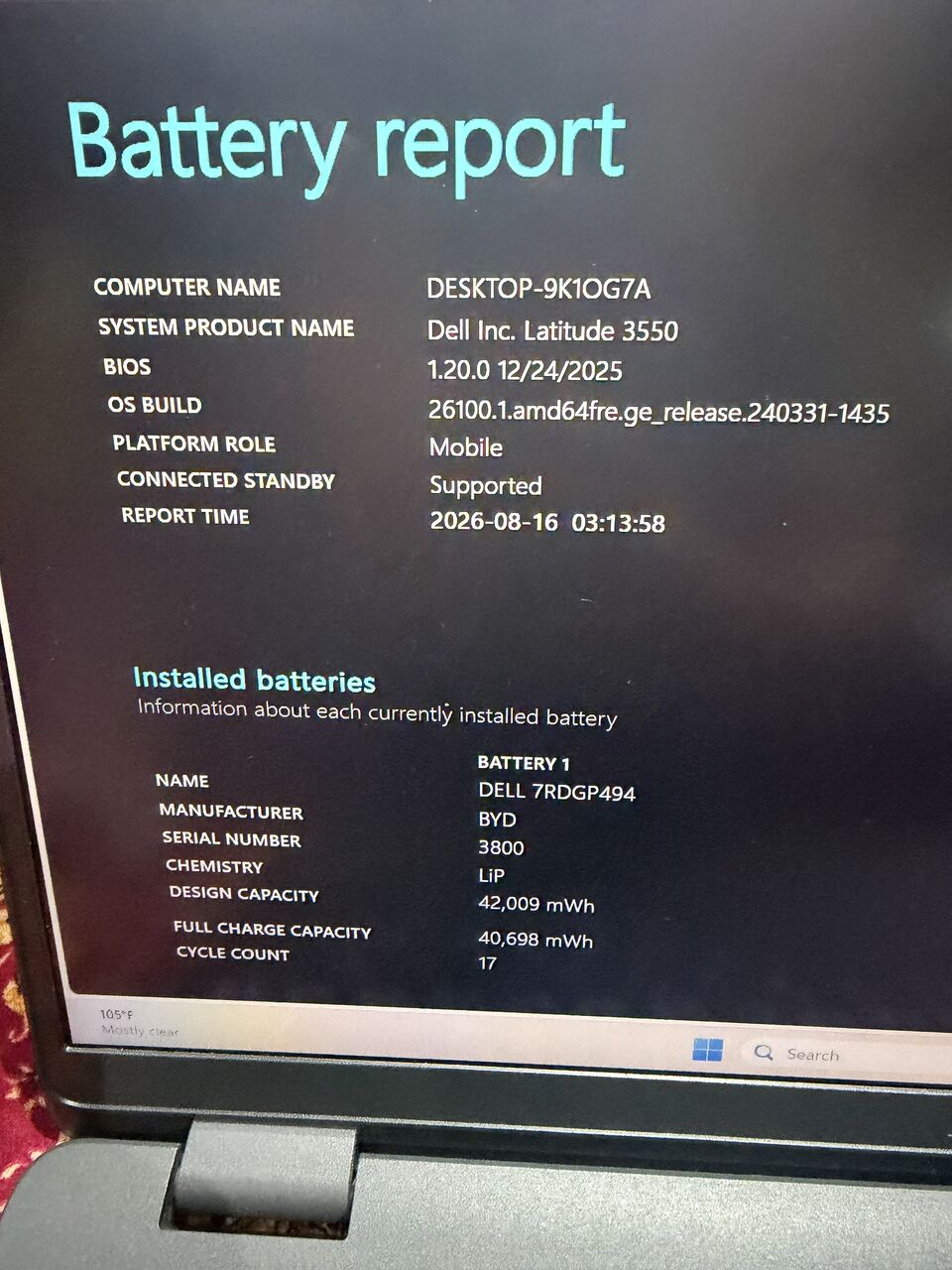 Riyadh, Computers, SAR 2500,  Dell Latitude 3550 Core I7 13th Gen 16GB/512 2GB Nvidia Graphic