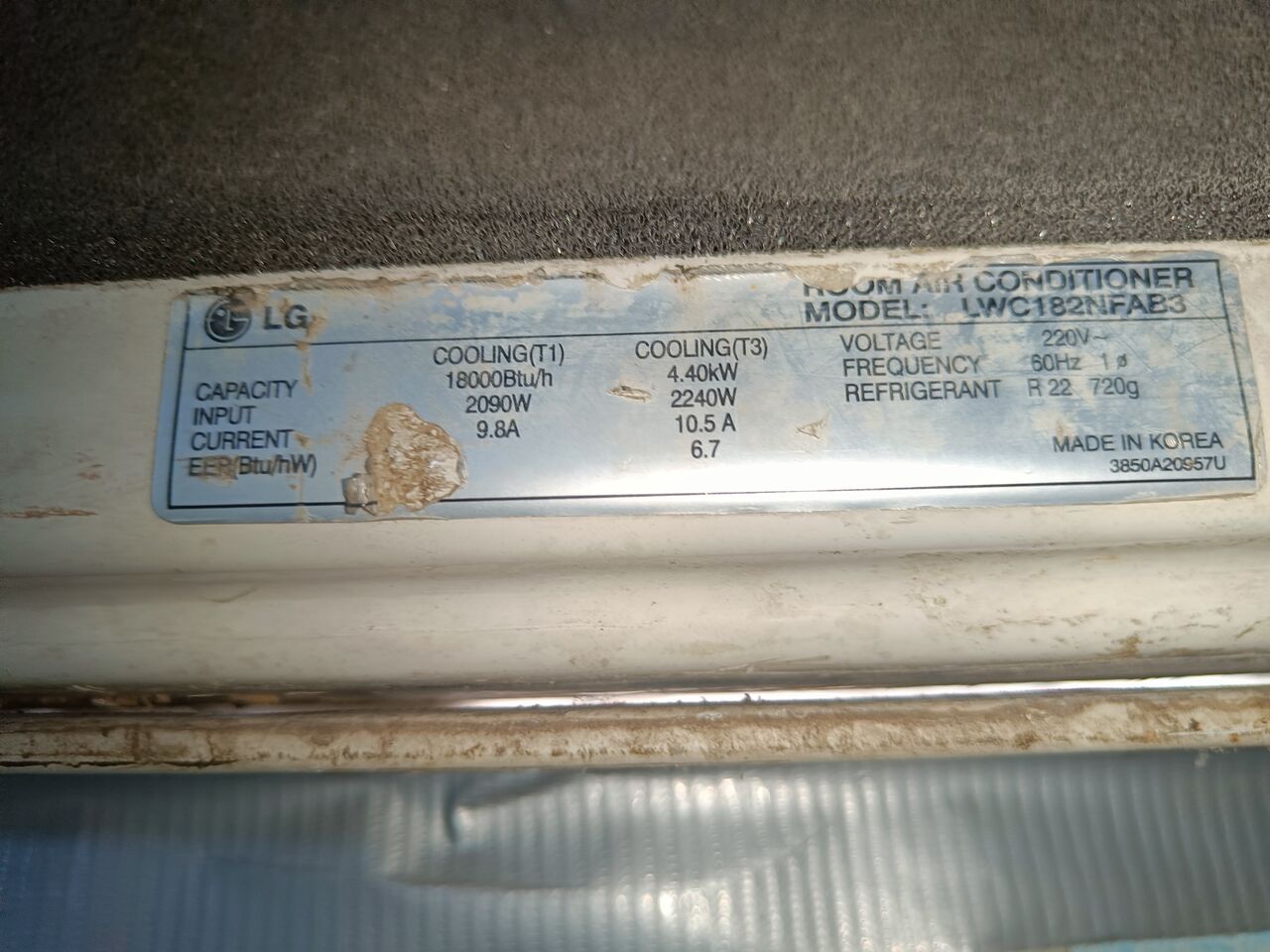 Khobar, Air Conditioners, SAR 500,  LG - Window AC - 1.5 Ton
