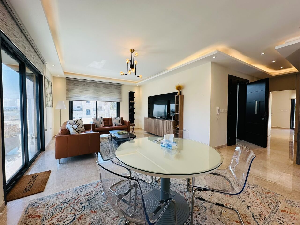 Abdoun, Apartments, Flats, Houses & Villas, JOD 15000/year,  Furnished,  1 BR,  100 Sq. Meter,  Rooftop Apartment For Rent