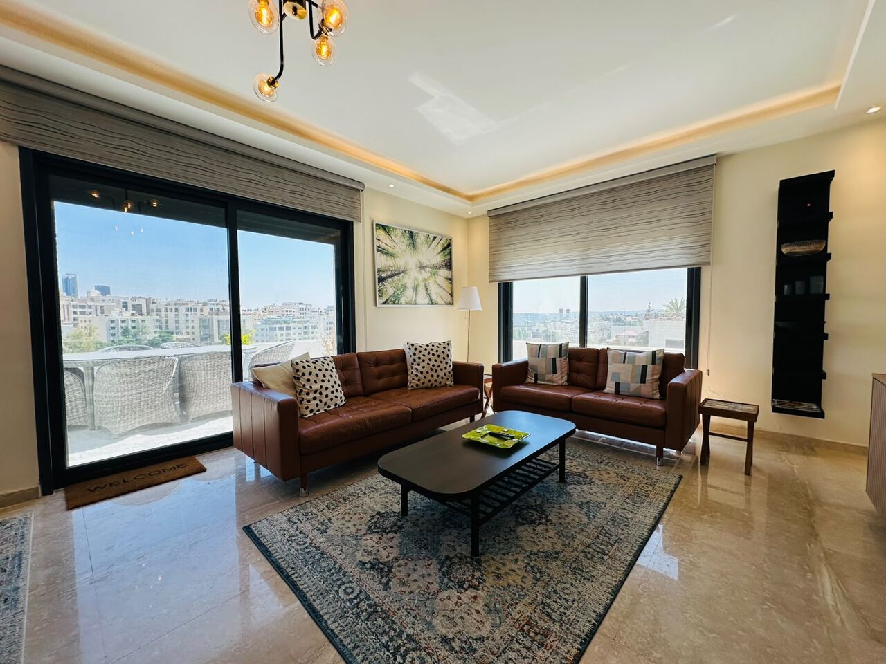 Abdoun, Apartments, Flats, Houses & Villas, JOD 15000/year,  Furnished,  1 BR,  100 Sq. Meter,  Rooftop Apartment For Rent