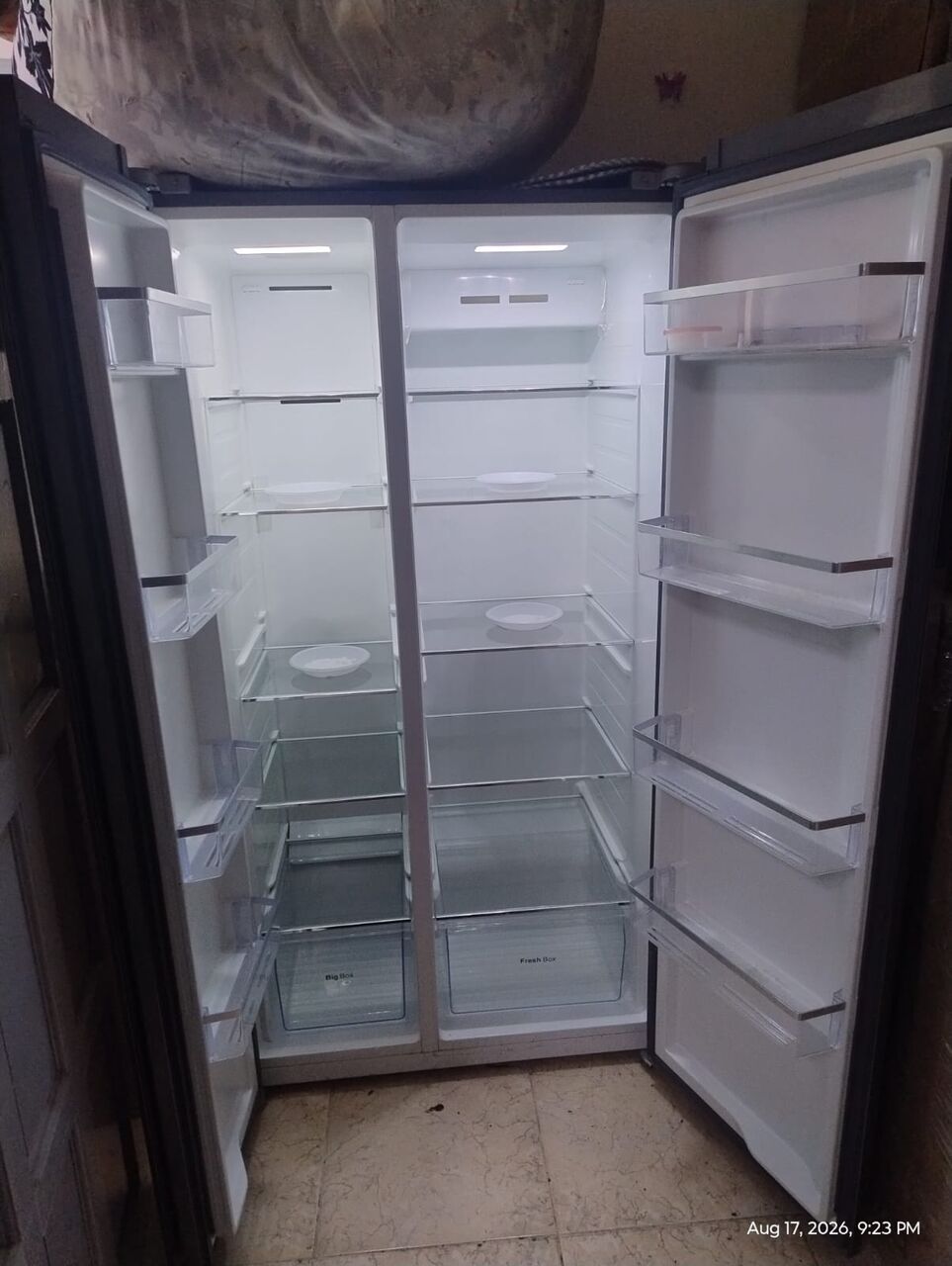 Riyadh, Appliances, SAR 1234,  TCL Side By Side Refrigerator And Panasonic Top Load Washing Machine