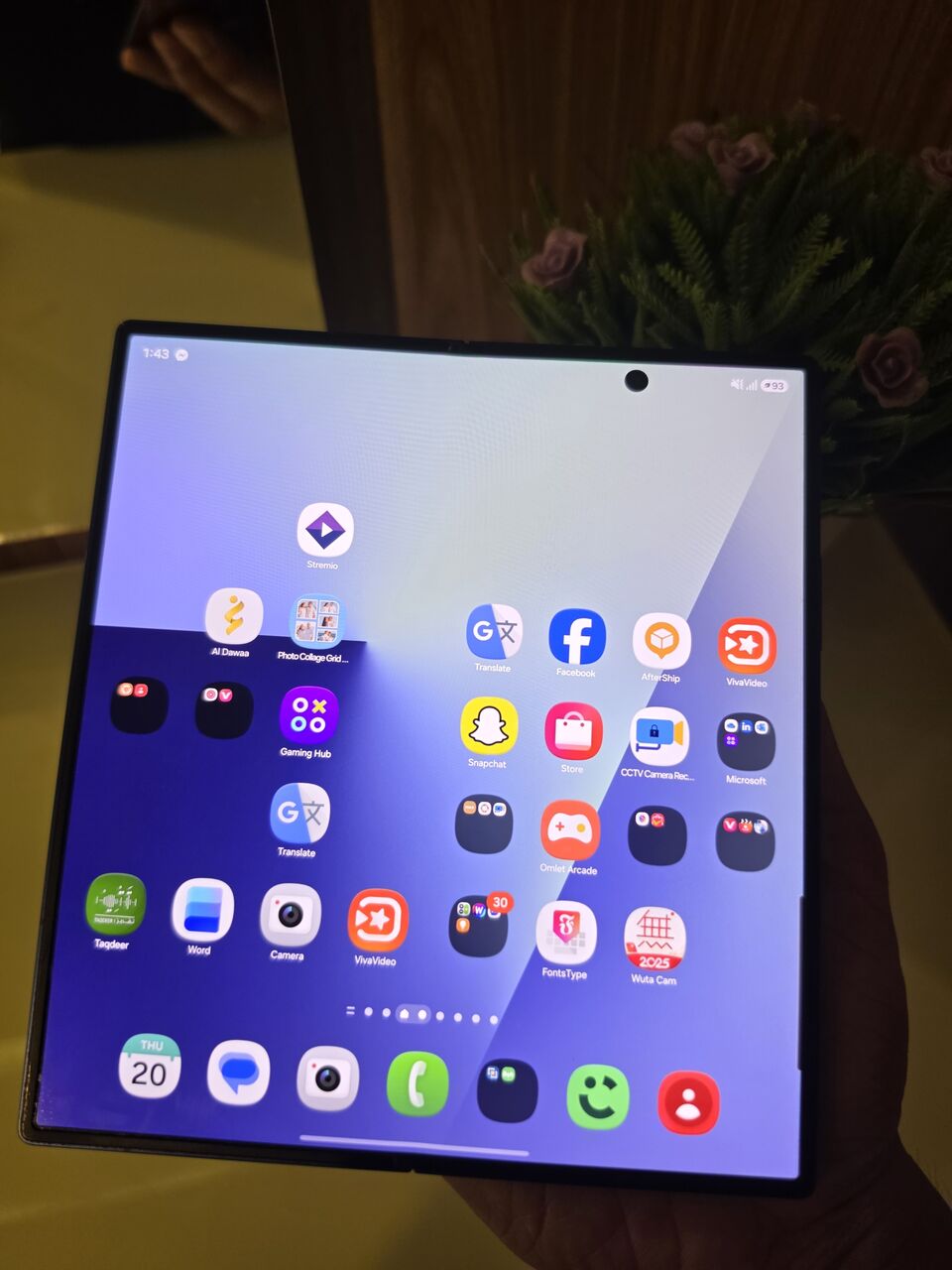 Khobar, Mobile Phones, SAR 3999,  Samsung Galaxy Z Fold7 (512gb) Shadow Blue