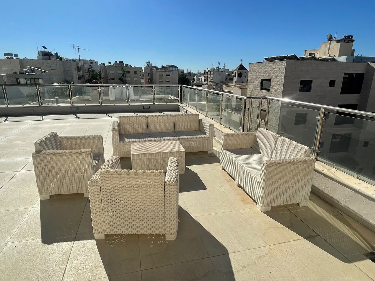 Amman, Apartments, Flats, Houses & Villas, JOD 11000/year,  Furnished,  1 BR,  120 Sq. Meter,  Rooftop Apartment For Rent