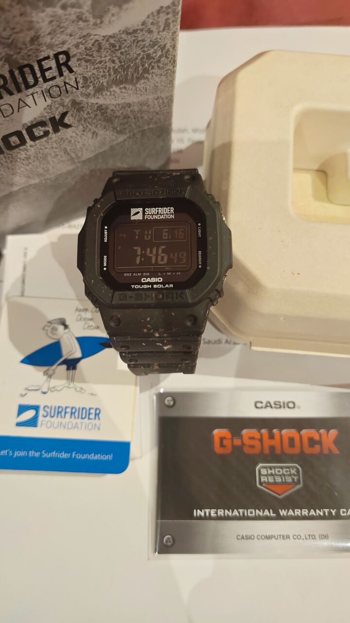 Jeddah, Watches, SAR 500,  Brand New G-Shock Casio G-5600SRF-1DR Surferider Edition (Tough Solar Powered) Original