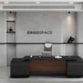 AED 10000,  Color Modern Design L Shape CEO Executive Desk With Double Side Cabinet & Fluted Design