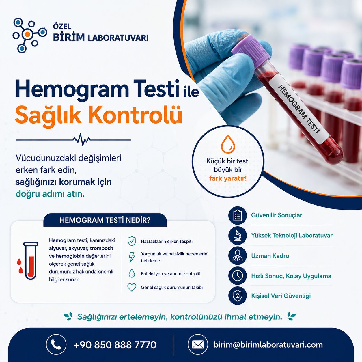 Istanbul, Health, Hemogram Testi Ile Sağlık Kontrolü