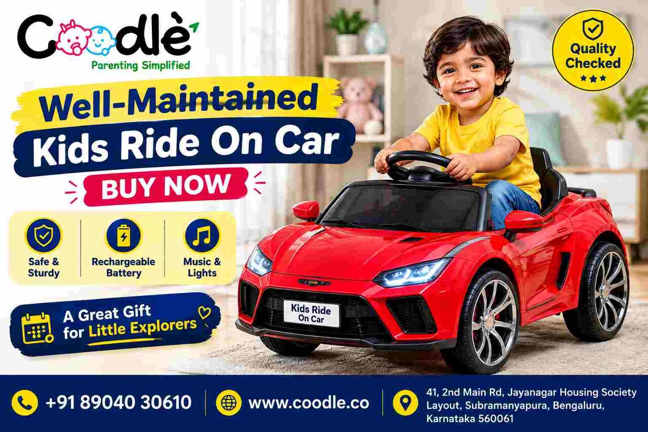Bangalore, Baby & Kid Stuff, INR 5999,  Well Maintained Kids Ride On Car Buy