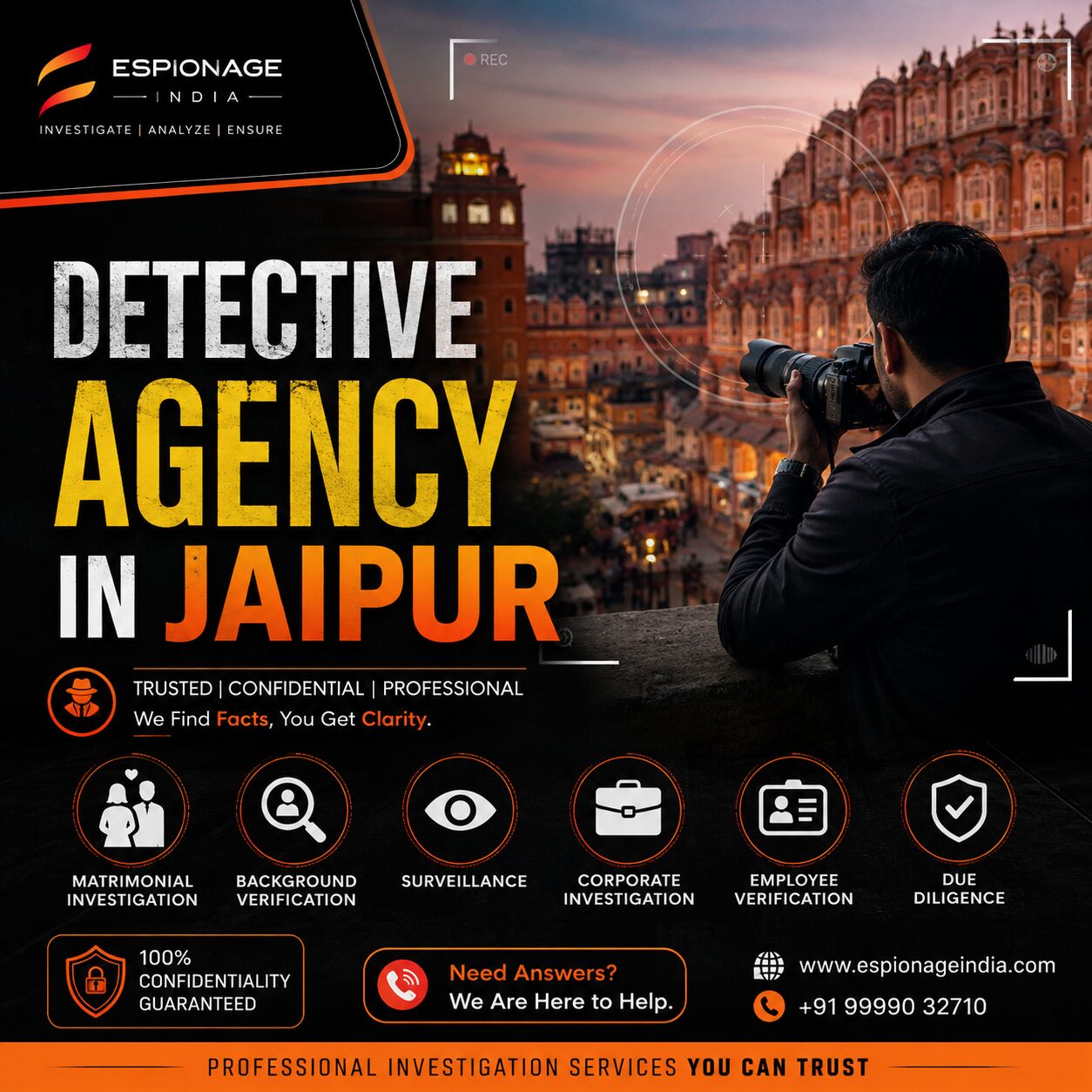 Jaipur, Legal, Detective Agency In Jaipur | Trusted Private Investigation Services