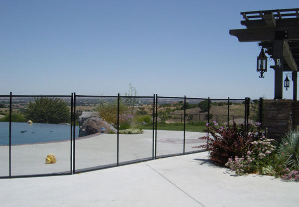 New York, Household, Swimming Pool Fence In Madera
