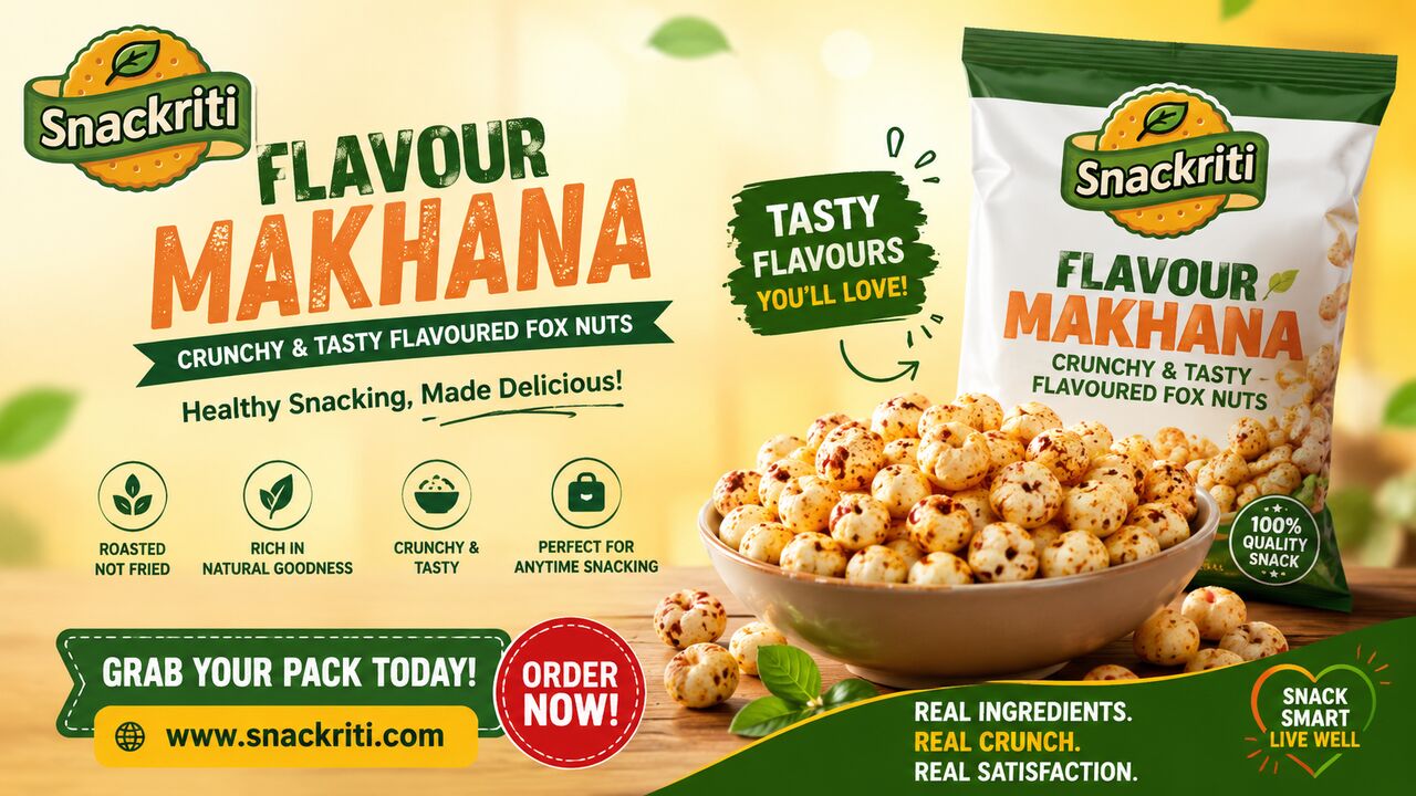 Mumbai, Food & Drink, Flavour Makhana &ndash; Crunchy & Tasty Flavoured Fox Nuts | Snackriti