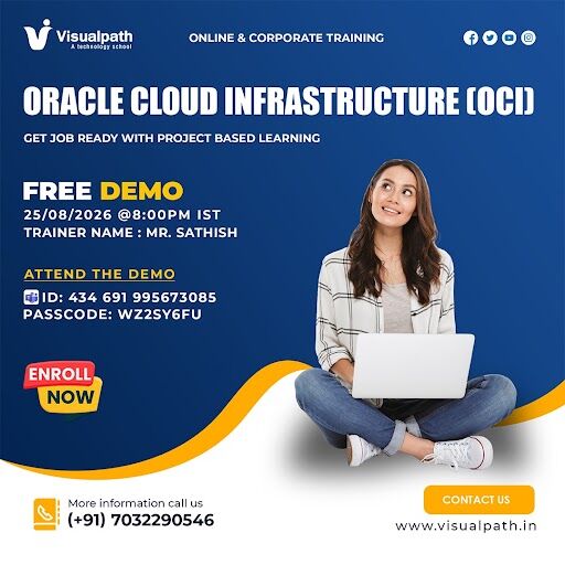 Hyderabad, Lessons Offered, Master Oracle Cloud Infrastructure &ndash; Free Demo On August 25!