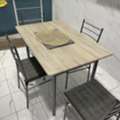 SAR 550,  4 Seater Dining Table From Home Center