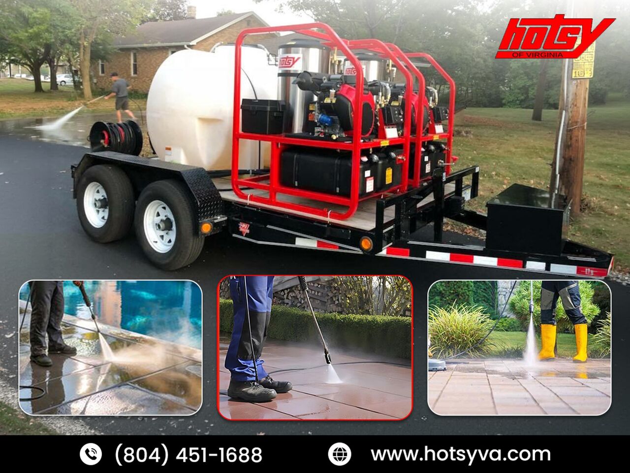 New York, Business, Hot Pressure Washer For Sale For Powerful Heavy-Duty Cleaning